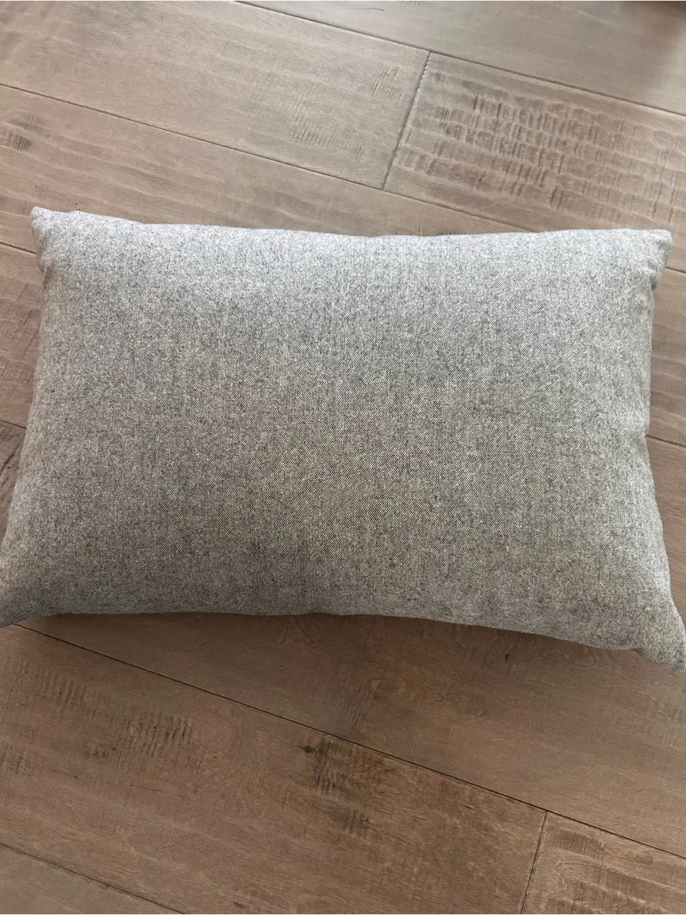 Crate&Barrel Geometric Pattern Accent Pillow in Gray, Navy & gold